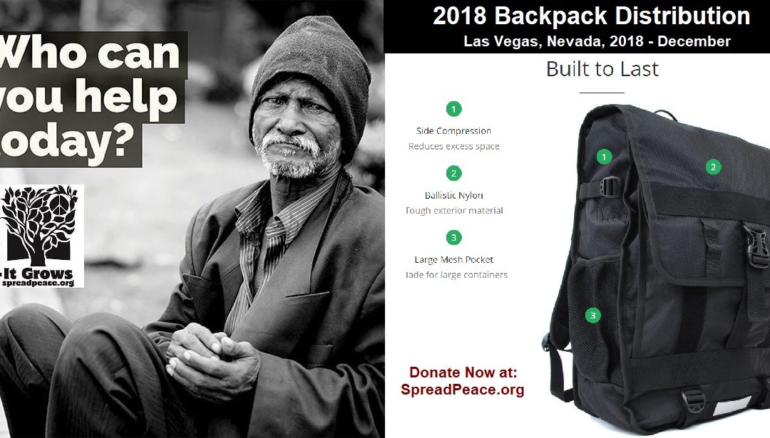 Homeless Backpack Distribution