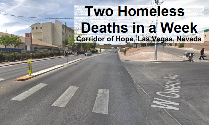 Two Homeless Deaths in One week